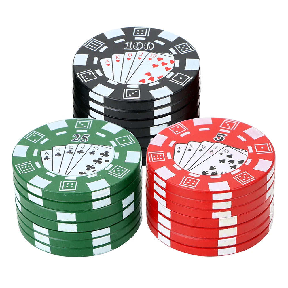 🎰 Grinder Ficha de Póker Rossin – Diseño Casino Premium | Negro, Verde & Rojo