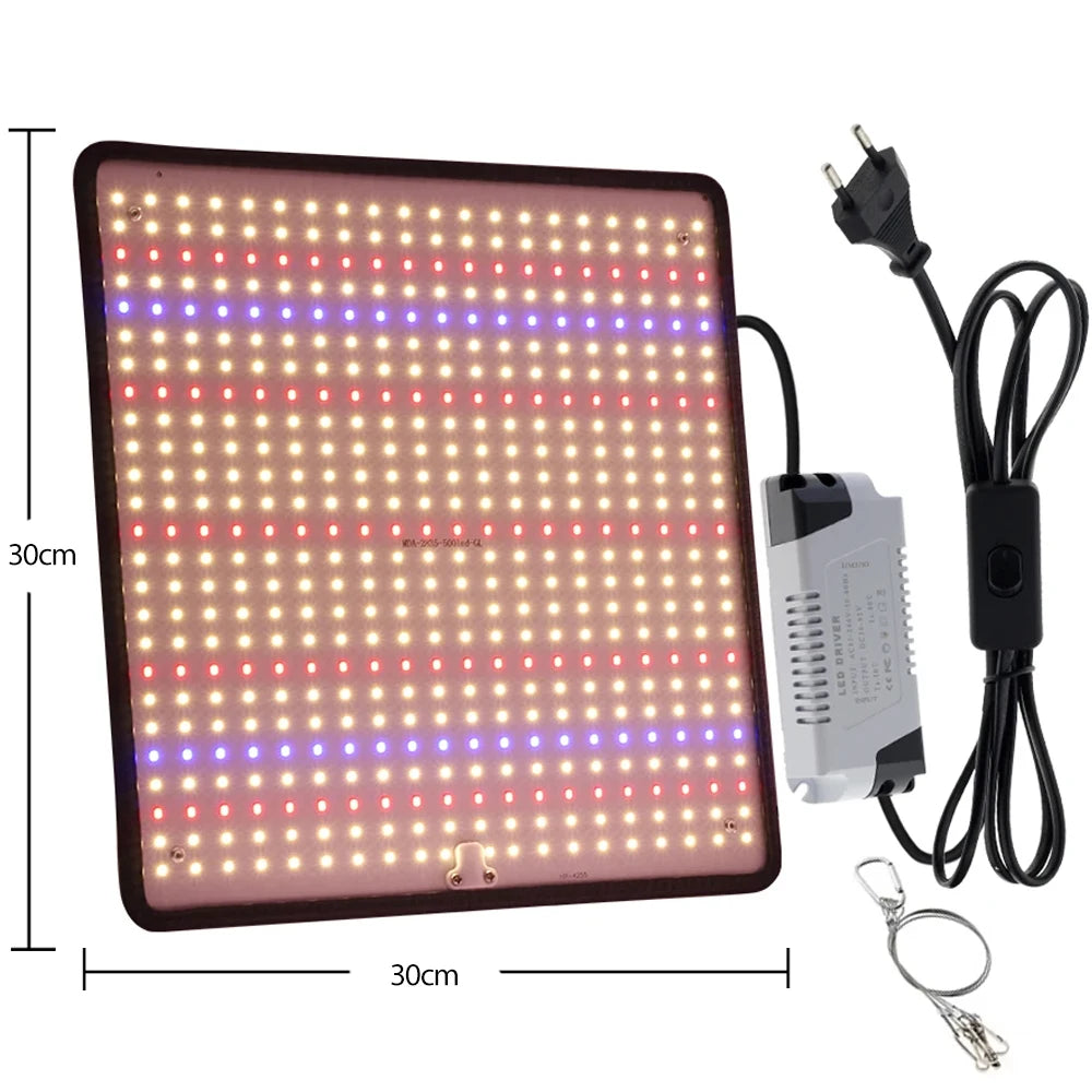 🌱 Luz LED Cultivo 1200W Quantum Board Full Spectrum | Iluminación Indoor Profesional para Floración