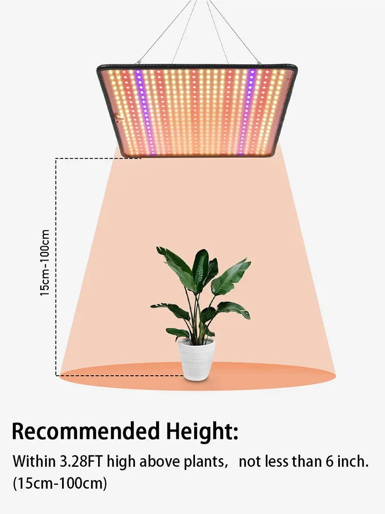 🌱 Luz LED Cultivo 1200W Quantum Board Full Spectrum | Iluminación Indoor Profesional para Floración