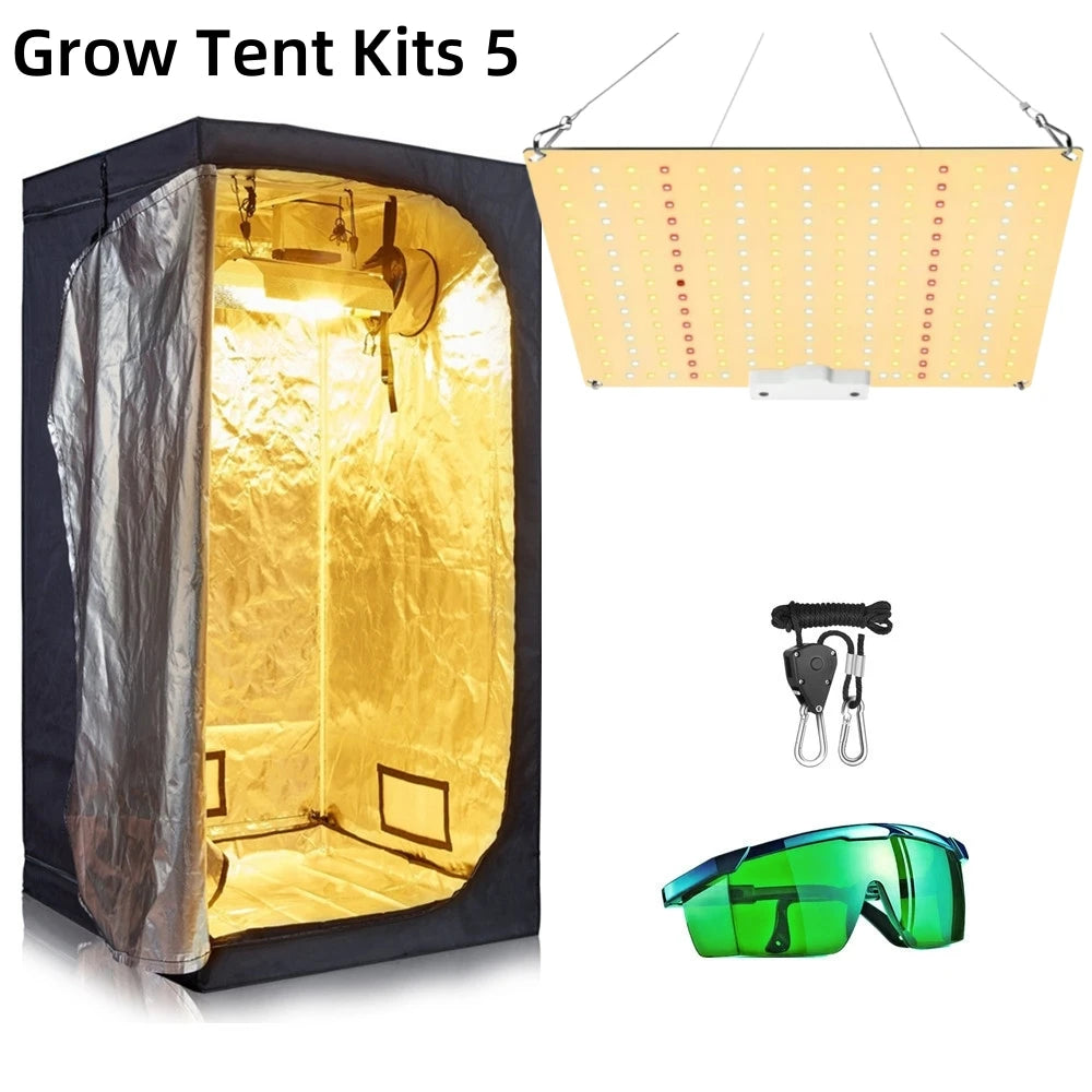 Kit Indoor Completo 1000W | LED Full Spectrum + Grow Tent + Filtro de Carbón | Todo en 1