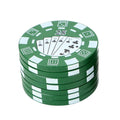 🎰 Grinder Ficha de Póker Rossin – Diseño Casino Premium | Negro, Verde & Rojo