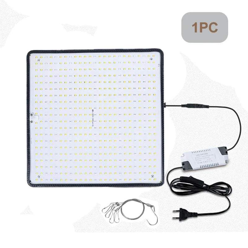 🌱 Luz LED Cultivo 1200W Quantum Board Full Spectrum | Iluminación Indoor Profesional para Floración