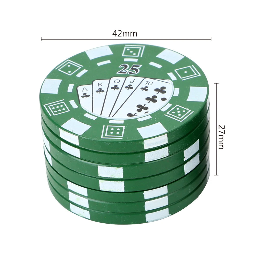 🎰 Grinder Ficha de Póker Rossin – Diseño Casino Premium | Negro, Verde & Rojo
