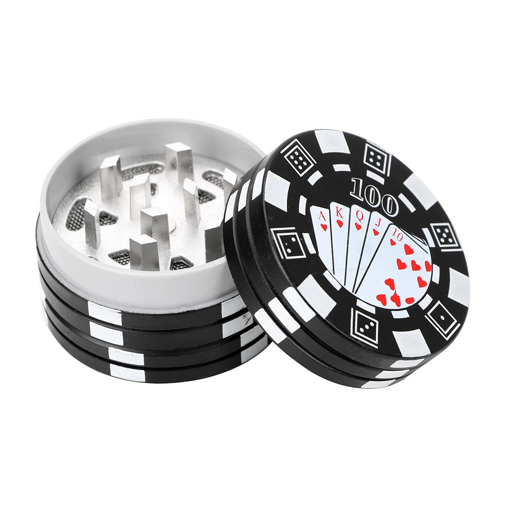 🎰 Grinder Ficha de Póker Rossin – Diseño Casino Premium | Negro, Verde & Rojo
