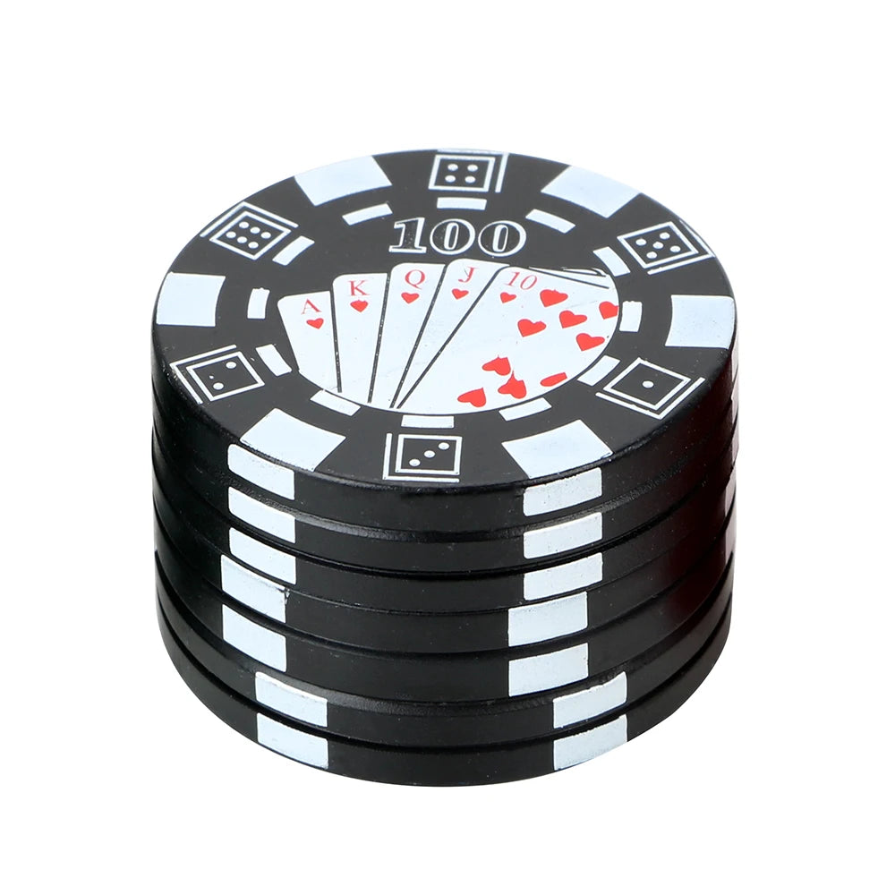 🎰 Grinder Ficha de Póker Rossin – Diseño Casino Premium | Negro, Verde & Rojo
